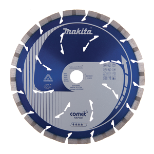 Timanttikatkaisulaikka 230mm, Comet Rapid, segmenttikorkeus 10mm, jäähdytysreiät, 3DDG