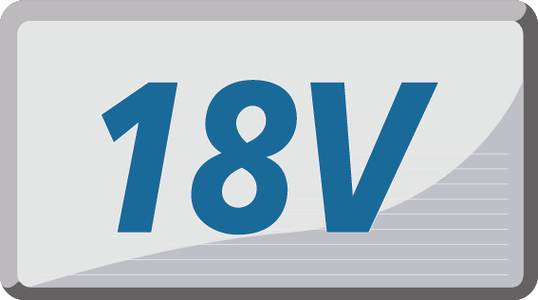 18 Voltin käyttöjännite 18 Voltin käyttöjännite