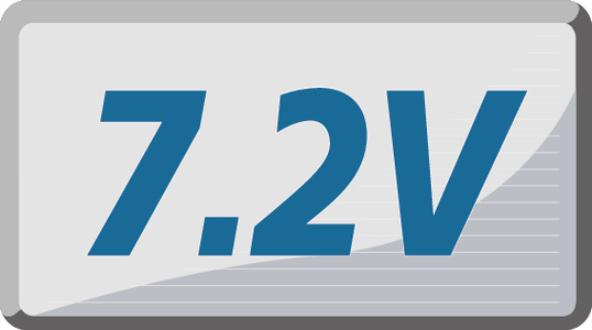 7,2 Voltin käyttöjännite 7,2 Voltin käyttöjännite